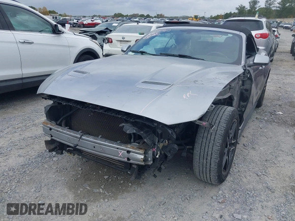 2020 Ford Mustang EcoBoost with VIN 1FATP8UH2L5106471, listed as a IAAI auction lot 40723485 with 80,570 mi miles. Bid and sale history available at carsss.com. Image 6.