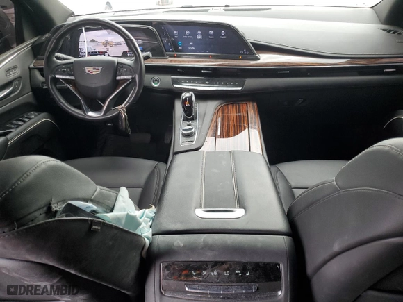 2022 Cadillac Escalade Luxury with VIN 1GYS3AKL8NR103032, listed as a Copart auction lot 59179684 with 49,122 mi miles and Non Repairable. Bid and sale history available at carsss.com. Image 8.