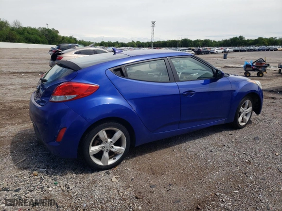 2013 Hyundai Veloster w/Black Int with VIN KMHTC6AD9DU141233, listed as a Copart auction lot 54603945 with 145,729 mi miles and Clean Title. Bid and sale history available at carsss.com. Image 3.
