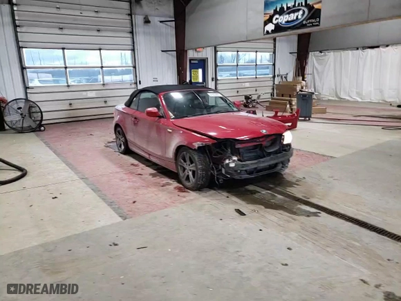 2011 BMW 1 Series 128i with VIN WBAUL7C5XBVM79443, listed as a Copart auction lot 41625895 with 110,952 mi miles and Salvage Title. Bid and sale history available at carsss.com. Image 10.