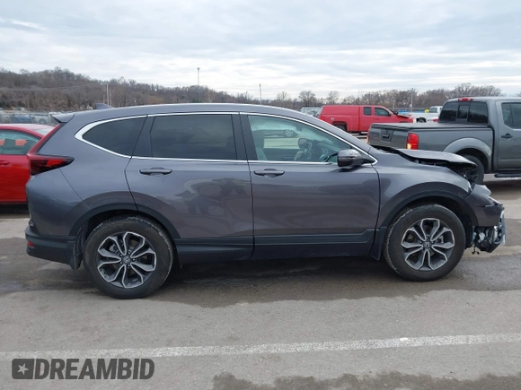 2021 Honda CR-V EX with VIN 7FARW2H56ME017687, listed as a IAAI auction lot 41653850 with 13,571 mi miles. Bid and sale history available at carsss.com. Image 13.