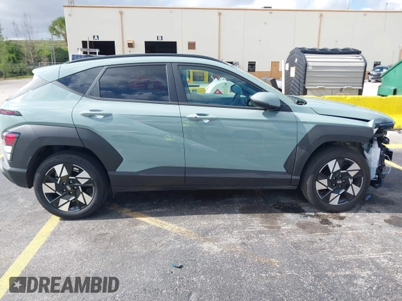 2025 Hyundai Kona SEL with VIN KM8HB3AB5SU248072, listed as a IAAI auction lot 42168082 with 5,696 mi miles and . Bid and sale history available at carsss.com. Image 13.