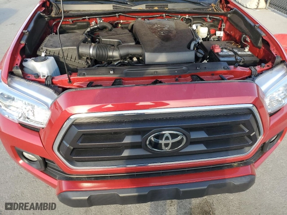 2023 Toyota Tacoma 2WD SR5 with VIN 3TMAZ5CN3PM213725, listed as a Copart auction lot 48458335 with 6,504 mi miles and Salvage Title. Bid and sale history available at carsss.com. Image 11.