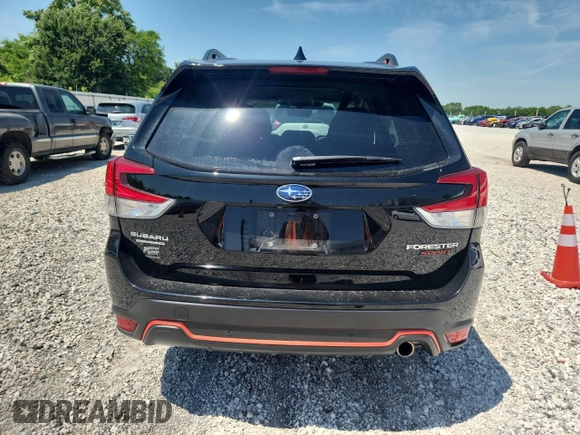2024 Subaru Forester Special Sports with VIN JF2SKAGC1RH403719, listed as a Copart auction lot 58961745 with 25,489 mi miles and Salvage title. Bid and sale history available at DreamBid. Image 6.