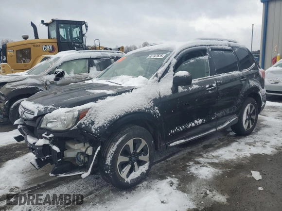 2017 Subaru Forester with VIN JF2SJABC4HH477211, listed as a Copart auction lot 87747625 with Not provided miles and Salvage title. Bid and sale history available at DreamBid. Image 1.