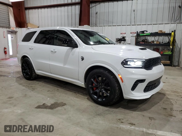 2023 Dodge Durango SRT Hellcat Premium with VIN 1C4SDJH94PC689376, listed as a Copart auction lot 86448744 with 303 mi miles and Clean Title. Bid and sale history available at DreamBid. Image 4.