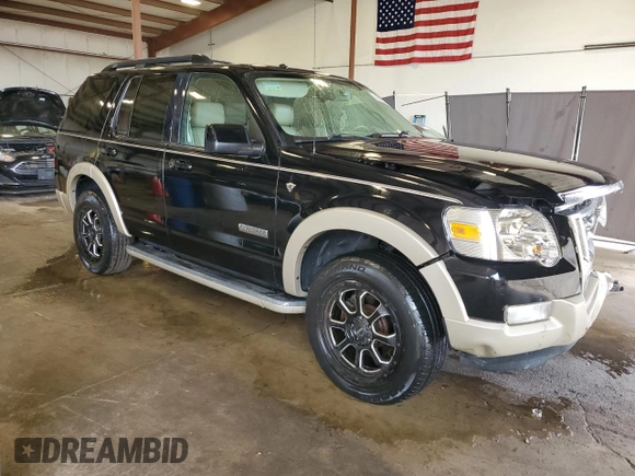 2008 Ford Explorer Eddie Bauer with VIN 1FMEU74818UA93789, listed as a Copart auction lot 58397955 with 130,981 mi miles and Salvage title. Bid and sale history available at DreamBid. Image 4.