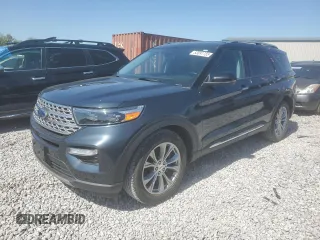2022 Ford Explorer Limited with VIN 1FMSK7FH5NGA64411, listed as a Copart auction lot 53091785 with 49,971 mi miles and Salvage Title. Bid and sale history available at carsss.com. Image 1.