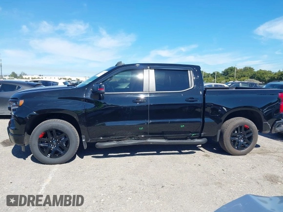 2024 Chevrolet Silverado 1500 RST with VIN 1GCUDEEL5RZ292632, listed as a IAAI auction lot 41307254 with 5,114 mi miles. Bid and sale history available at carsss.com. Image 14.