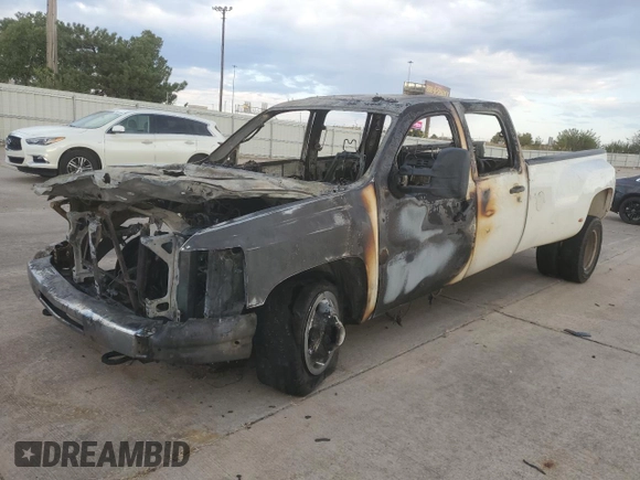 2008 Chevrolet Silverado 3500HD DRW Work Truck with VIN 1GCJC33K48F152849, listed as a Copart auction lot 76907014 with Not Provided miles and Non Repairable. Bid and sale history available at DreamBid. Image 1.