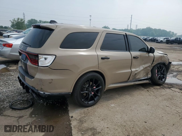 2018 Dodge Durango R/T with VIN 1C4SDJCTXJC219511, listed as a Copart auction lot 60043295 with 135,782 mi miles and Salvage title. Bid and sale history available at DreamBid. Image 3.