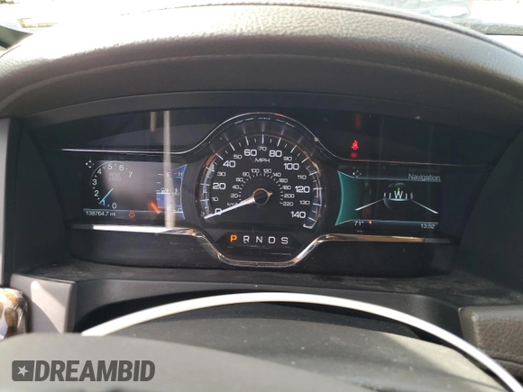 2014 Lincoln MKS with VIN 1LNHL9EK7EG606902, listed as a Copart auction lot 41837775 with 138,764 mi miles and Salvage Title. Bid and sale history available at DreamBid. Image 9.