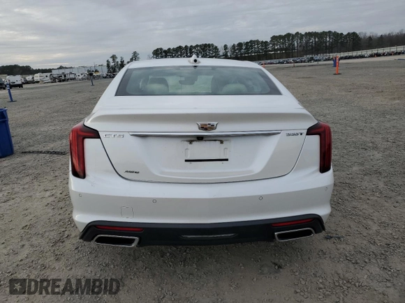 2020 Cadillac CT5 Premium Luxury with VIN 1G6DT5RK4L0120627, listed as a Copart auction lot 86663684 with 84,823 mi miles and Salvage Title. Bid and sale history available at DreamBid. Image 6.