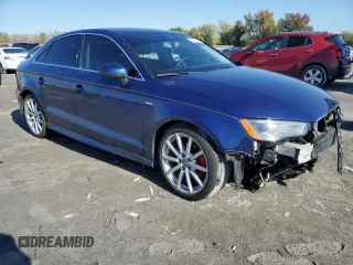 2015 Audi A3 with VIN WAUHJGFF4F1027836, listed as a Copart auction lot 74572223 with 70,508 mi miles and Salvage title. Bid and sale history available at DreamBid. Image 4.
