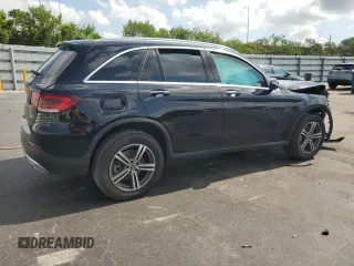 2021 Mercedes-Benz GLC 300 with VIN W1N0G8EB3MF884726, listed as a Copart auction lot 57429755 with 78,186 mi miles and Non repairable. Bid and sale history available at DreamBid. Image 3.