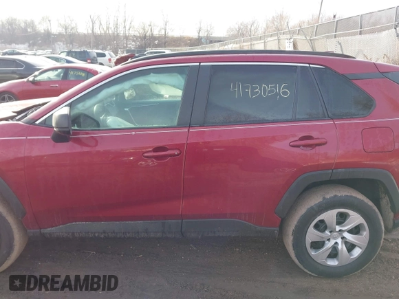 2020 Toyota RAV4 LE with VIN 2T3H1RFV7LC066893, listed as a IAAI auction lot 41730516 with 35,323 mi miles. Bid and sale history available at carsss.com. Image 15.