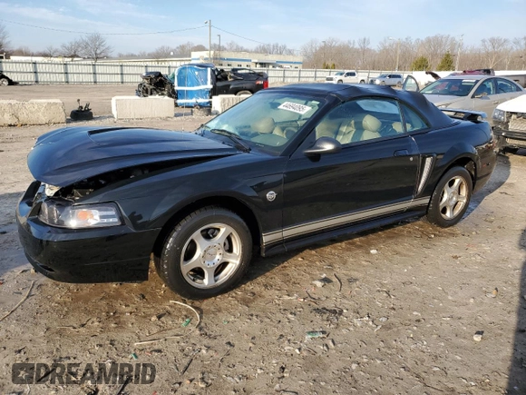 2004 Ford Mustang Deluxe with VIN 1FAFP44644F239751, listed as a Copart auction lot 44694095 with 164,465 mi miles and Non Repairable. Bid and sale history available at carsss.com. Image 1.