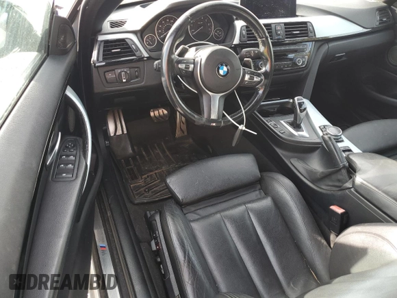 2014 BMW 4 Series 428i with VIN WBA3V7C58EJ873038, listed as a Copart auction lot 84674414 with 125,709 mi miles and Clean title. Bid and sale history available at DreamBid. Image 8.