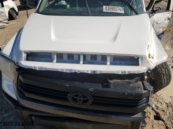 2016 Toyota Tundra 2WD Truck SR with VIN 5TFRM5F15GX104901, listed as a Copart auction lot 83690574 with 0 mi miles and Salvage Title. Bid and sale history available at carsss.com. Image 13.