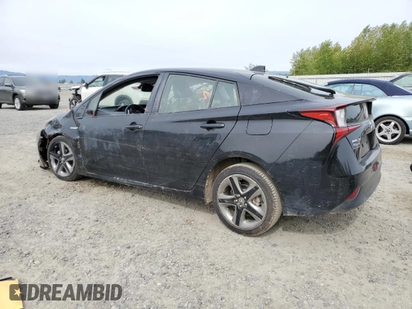 2020 Toyota Prius L Eco with VIN JTDKARFU6L3115953, listed as a Copart auction lot 54954335 with Not provided miles and Salvage title. Bid and sale history available at DreamBid. Image 2.