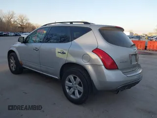 2006 Nissan Murano SL with VIN JN8AZ08W06W528134, listed as a IAAI auction lot 41826906 with 236,041 mi miles and . Bid and sale history available at DreamBid. Image 3.