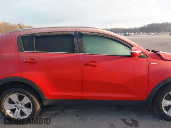 2013 Kia Sportage LX with VIN KNDPBCA29D7545542, listed as a IAAI auction lot 41863222 with Not Provided miles and . Bid and sale history available at carsss.com. Image 14.
