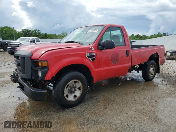 2008 Ford F-250 XL with VIN 1FTNF205X8EC31496, listed as a Copart auction lot 56753985 with 211,427 mi miles and Non repairable. Bid and sale history available at DreamBid. Image 1.