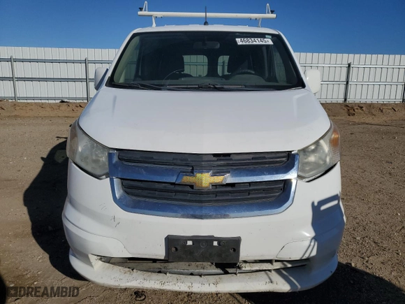 2015 Chevrolet City Express Cargo Van LT with VIN 3N63M0ZN8FK694998, listed as a Copart auction lot 46834145 with 134,760 mi miles and Salvage Title. Bid and sale history available at carsss.com. Image 5.