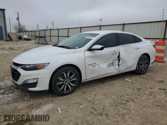 2023 Chevrolet Malibu RS with VIN 1G1ZG5ST3PF196586, listed as a Copart auction lot 44839015 with 19,002 mi miles and Salvage Title. Bid and sale history available at DreamBid. Image 1.
