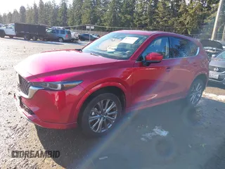 2024 Mazda CX-5 2.5 Turbo Signature with VIN JM3KFBXY5R0422722, listed as a IAAI auction lot 41496349 with 11,914 mi miles. Bid and sale history available at carsss.com. Image 18.