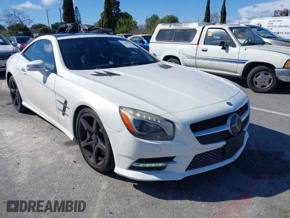 2013 Mercedes-Benz SL 550 with VIN WDDJK7DA7DF005702, listed as a IAAI auction lot 41785274 with 143,569 mi miles and . Bid and sale history available at DreamBid. Image 1.