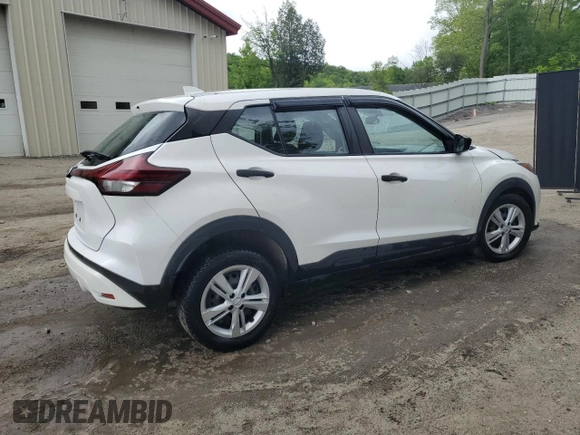 2021 Nissan Kicks S z VIN 3N1CP5BV5ML549901, wystawiony jako Copart lot #58055175 z przebiegiem 67 273 mil mil oraz Szkoda całkowita • Salvage title. Historia ofert i sprzedaży dostępna na DreamBid. Obrazek 3.