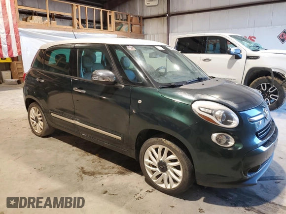 2014 FIAT 500L Lounge with VIN ZFBCFACH5EZ029048, listed as a Copart auction lot 42140285 with 87,143 mi miles and Clean Title. Bid and sale history available at DreamBid. Image 4.