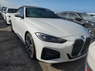 2022 BMW 4 Series 430i with VIN WBA23AT02NCJ38076, listed as a Copart auction lot 76186884 with 21,106 mi miles and Non repairable. Bid and sale history available at DreamBid. Image 5.