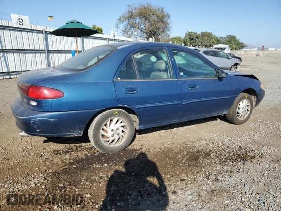 1998 Ford Escort SE z VIN 1FAFP13P1WW167919, wystawiony jako Copart lot #72810024 z przebiegiem 211 520 mil mil oraz Szkoda całkowita • Salvage title. Historia ofert i sprzedaży dostępna na DreamBid. Obrazek 3.