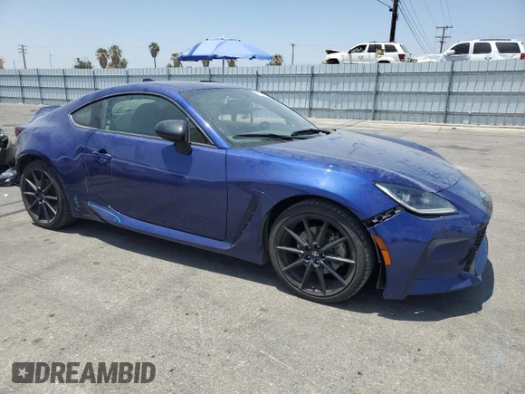 2022 Toyota GR86 Premium with VIN JF1ZNBF13N8758546, listed as a Copart auction lot 58532134 with 35,481 mi miles and Salvage Title. Bid and sale history available at carsss.com. Image 4.