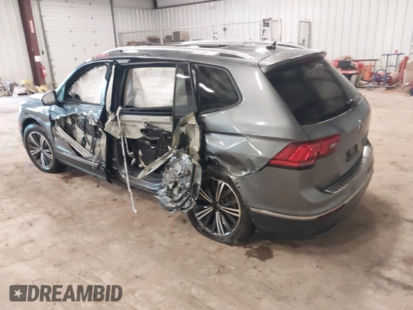 2024 Volkswagen Tiguan Wolfsburg Edition with VIN 3VVAB7AX3RM219372, listed as a IAAI auction lot 42449019 with 2,390 mi miles and . Bid and sale history available at DreamBid. Image 3.