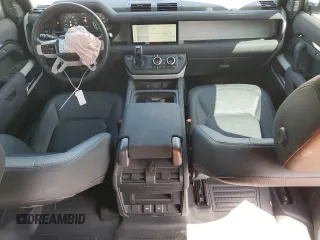 2023 Land Rover Defender S with VIN SALEJ7EX4P2241794, listed as a Copart auction lot 49135075 with 12,641 mi miles and Salvage title. Bid and sale history available at DreamBid. Image 8.