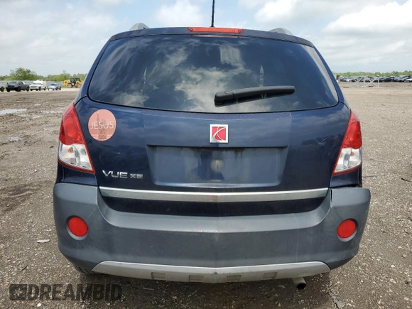 2008 Saturn VUE XE with VIN 3GSCL33P88S730407, listed as a Copart auction lot 51083105 with 0 mi miles and Salvage Title. Bid and sale history available at carsss.com. Image 6.
