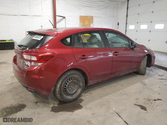 2017 Subaru Impreza with VIN 4S3GTAA65H1737781, listed as a Copart auction lot 48466925 with 71,072 mi miles and Salvage Title. Bid and sale history available at carsss.com. Image 3.