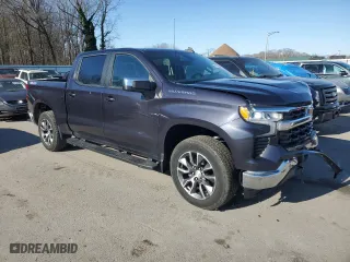2022 Chevrolet Silverado 1500 LT with VIN 3GCPDKEK0NG538032, listed as a Copart auction lot 87750025 with 12,980 mi miles and Salvage Title. Bid and sale history available at carsss.com. Image 4.