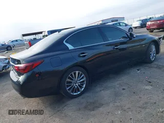 2019 Infiniti Q50 3.0t LUXE with VIN JN1EV7APXKM541986, listed as a IAAI auction lot 41571394 with 37,304 mi miles. Bid and sale history available at carsss.com. Image 4.