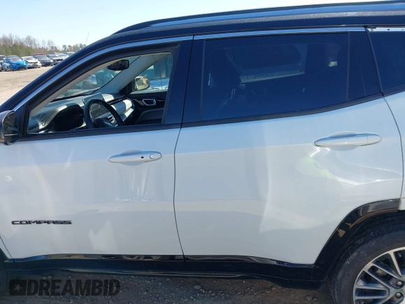 2022 Jeep Compass Limited with VIN 3C4NJDCB1NT149826, listed as a IAAI auction lot 41808462 with 32,278 mi miles and . Bid and sale history available at DreamBid. Image 15.