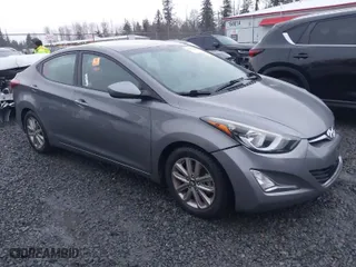 2014 Hyundai Elantra Limited with VIN 5NPDH4AE8EH465342, listed as a IAAI auction lot 41343515 with 1 mi miles. Bid and sale history available at carsss.com. Image 1.