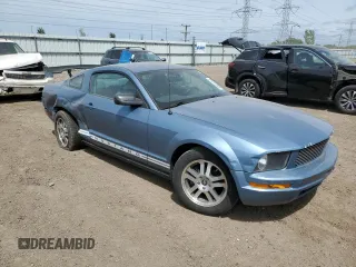 2007 Ford Mustang Deluxe with VIN 1ZVHT80N275337901, listed as a Copart auction lot 57411365 with 144,735 mi miles and Salvage title. Bid and sale history available at DreamBid. Image 4.