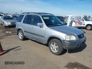 2001 Honda CR-V EX with VIN JHLRD17651S007336, listed as a IAAI auction lot 41594545 with 208,528 mi miles. Bid and sale history available at carsss.com. Image 1.