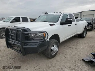 2023 Ram 3500 Tradesman with VIN 3C63RRGL1PG507655, listed as a Copart auction lot 49991745 with 37,111 mi miles and Salvage Title. Bid and sale history available at carsss.com. Image 1.