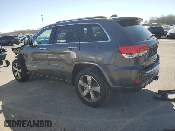 2015 Jeep Grand Cherokee Overland with VIN 1C4RJFCG4FC637643, listed as a Copart auction lot 47181524 with 67,050 mi miles and Salvage Title. Bid and sale history available at carsss.com. Image 2.