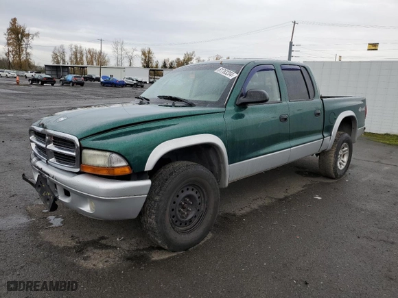 2003 Dodge Dakota SLT with VIN 1D7HG48N53S232873, listed as a Copart auction lot 81763204 with 223,545 mi miles and Salvage Title. Bid and sale history available at carsss.com. Image 1.