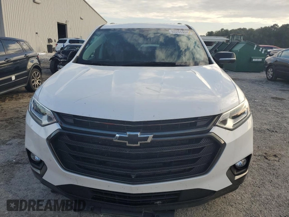 2021 Chevrolet Traverse Premier with VIN 1GNERKKW6MJ129344, listed as a Copart auction lot 80204484 with 69,387 mi miles and Salvage Title. Bid and sale history available at carsss.com. Image 5.